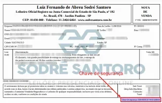 nota de venda